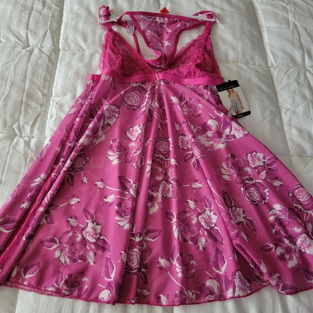FRENCH AFFAIR BRAND NEW BABYDOLL AND THONG SIZE M